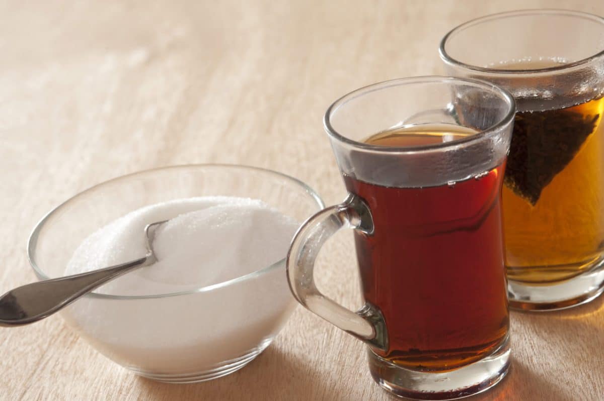 чай с сахаром