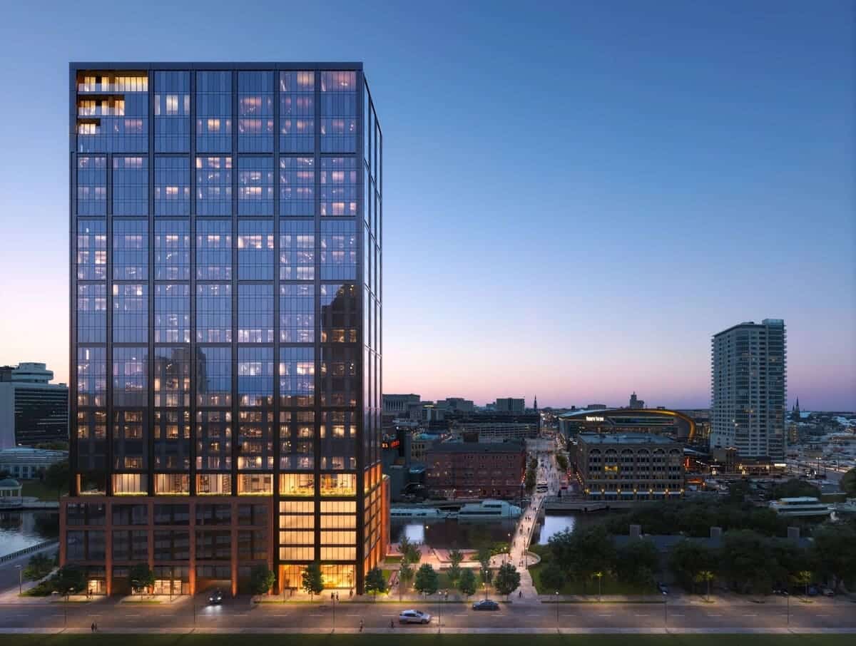Рендер деревянного небоскреба Neutral 1005 N Edison St / © Neutral