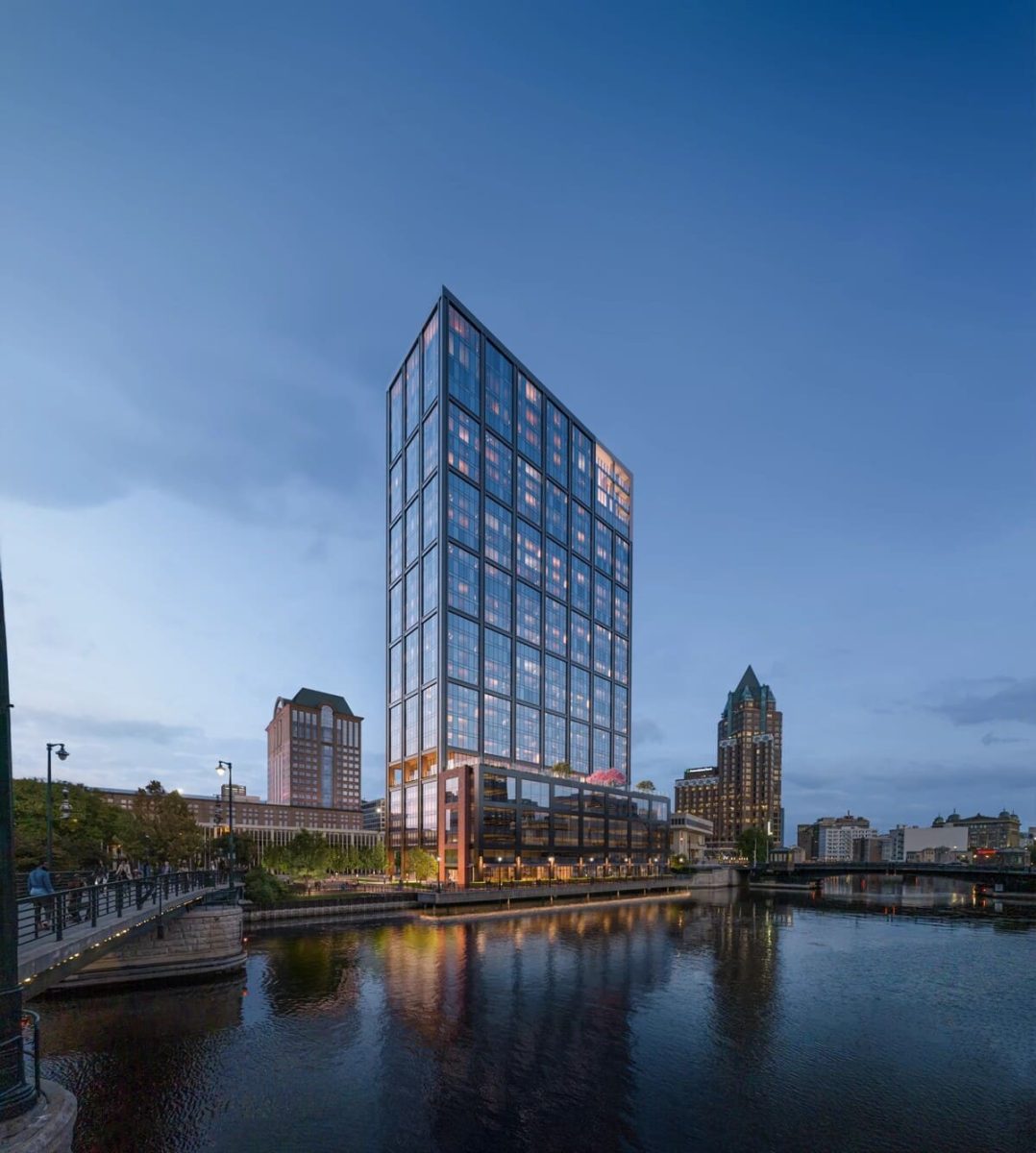 Рендер деревянного небоскреба Neutral 1005 N Edison St / © Neutral