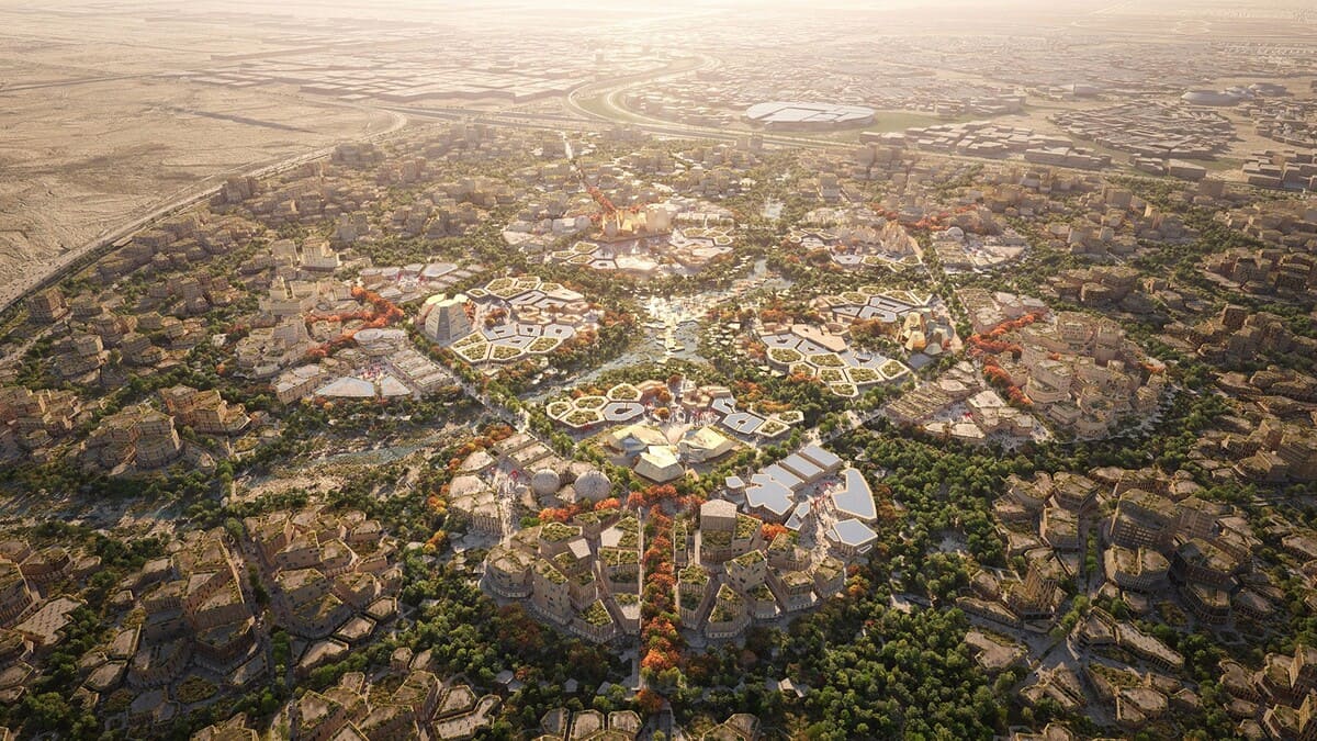 Генеральный план Всемирной выставки Expo 2030 в Эр-Рияде / © LAVA