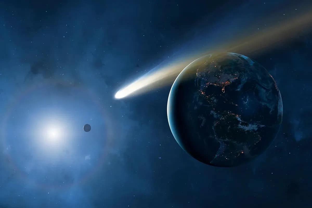 Художественное изображение межзвездной кометы / © BBC