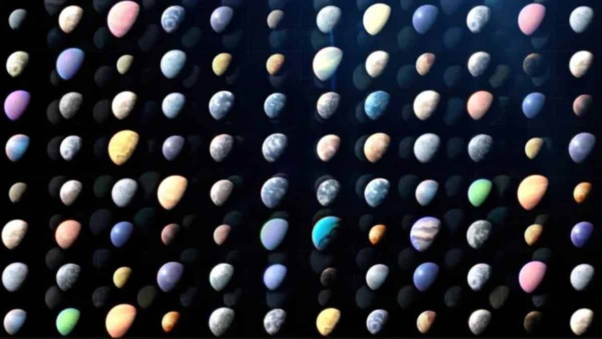 Иллюстрация художника, изображающая экзопланеты, обнаруженные NASA / © NASA