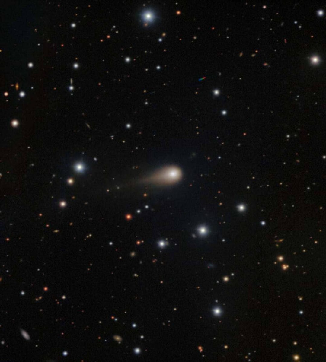 Изображение межзвездной кометы 3I/ATLAS, полученное телескопом Gemini South / © International Gemini Observatory / NOIRLab / NSF / AURA