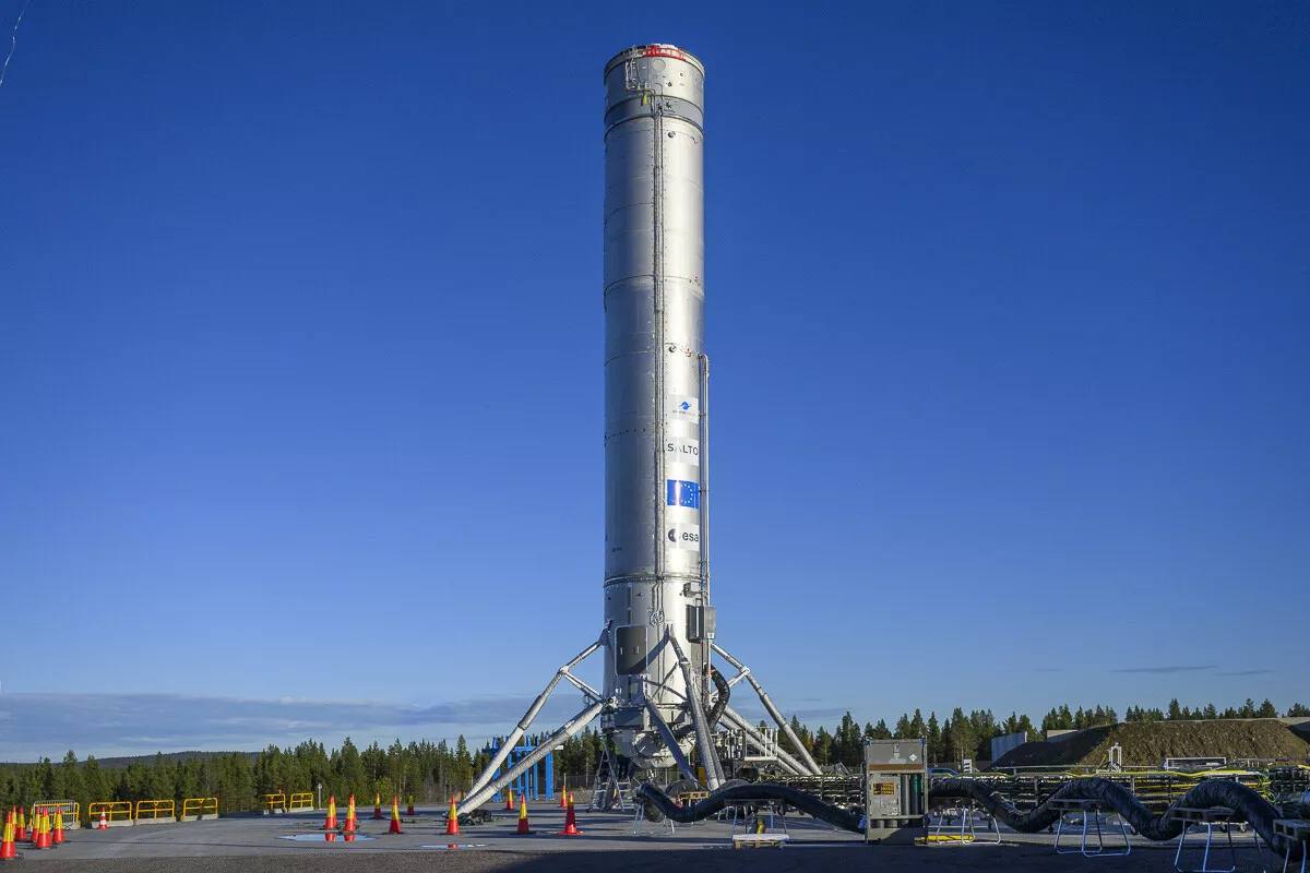 Прототип будущей многоразовой ракеты Themis / © ArianeGroup  