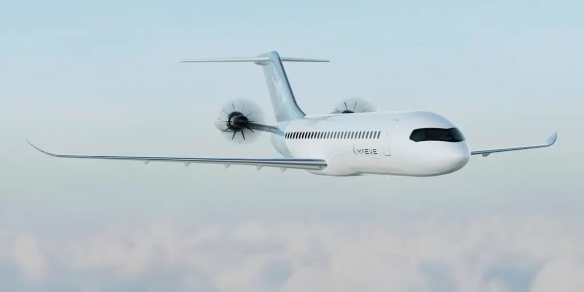 Концепт гибридного авиалайнера M80 / © Maeve Aerospace