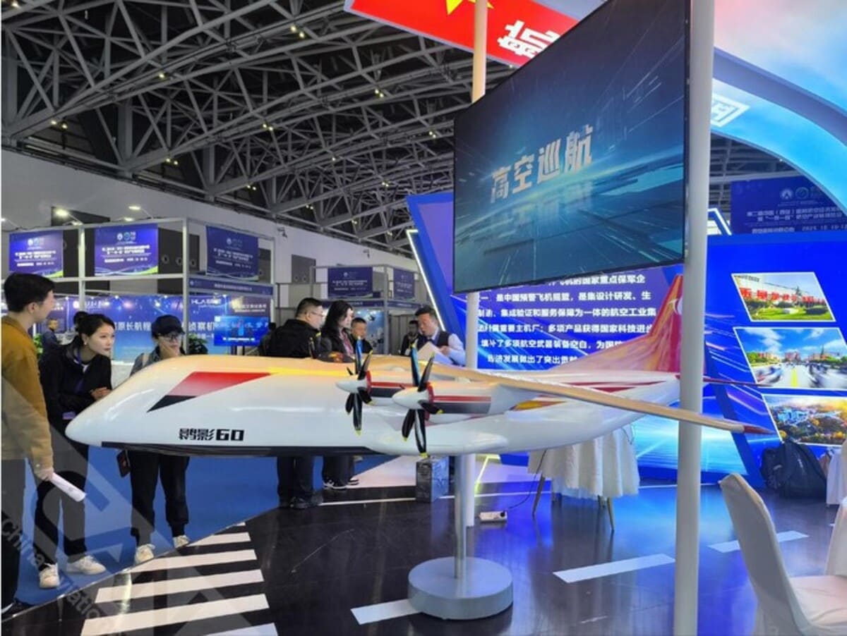 Модель китайского беспилотного транспортного самолета «Цзяньин 60» / © Shaanxi Aircraft