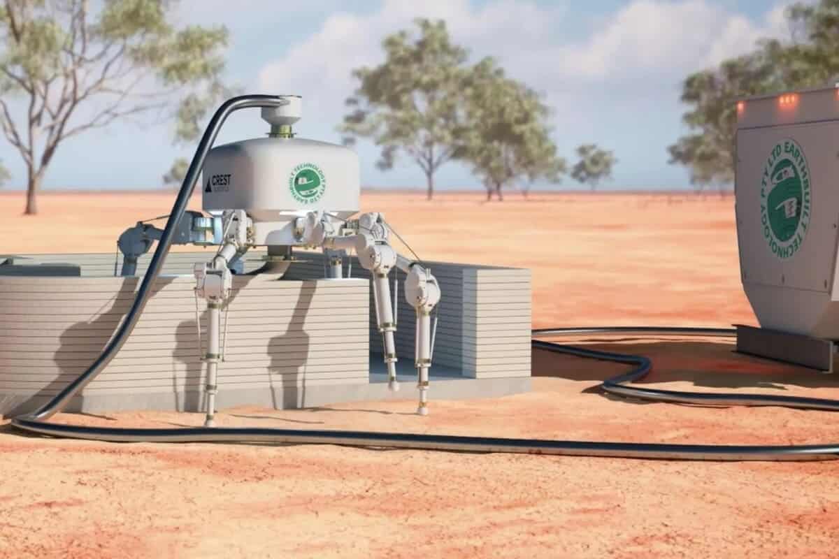 Робот-строитель Charlotte / © Earthbuilt Technology