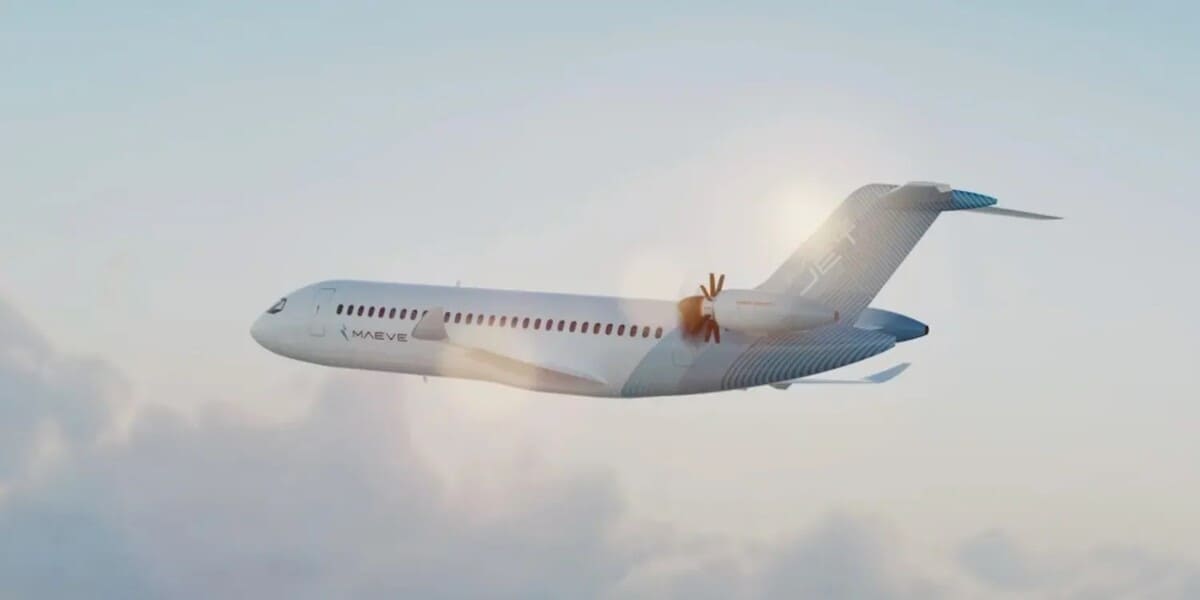 Концепт гибридного авиалайнера M80 / © Maeve Aerospace