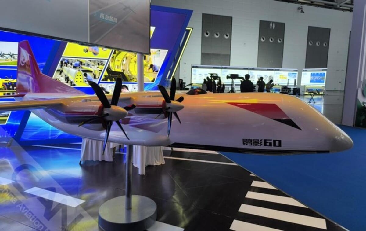 Модель китайского беспилотного транспортного самолета «Цзяньин 60» / © Shaanxi Aircraft