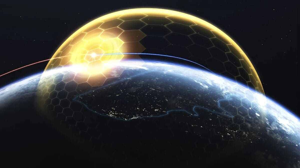 Художественное изображение системы «Золотой купол» / © Lockheed Martin