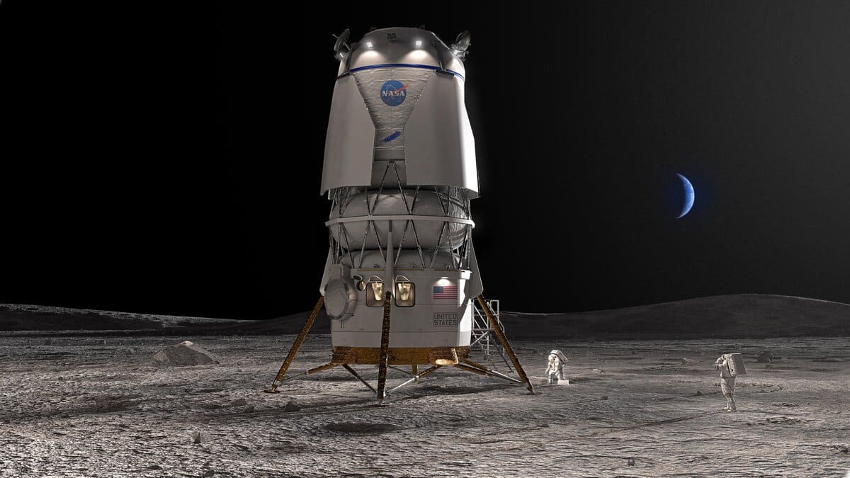 Концепт лунного модуля Blue Moon компании Blue Origin / © Blue Origin