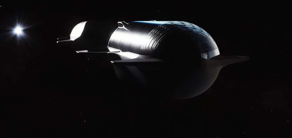 Дозаправка космического корабля Starship в представлении художника