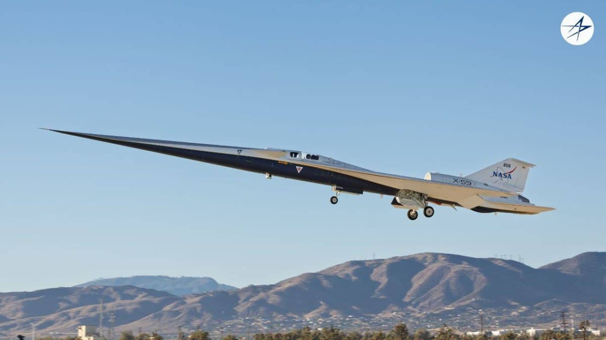 Демонстратор сверхзвукового самолета X-59 выполнил первый полет / © Lockheed Martin