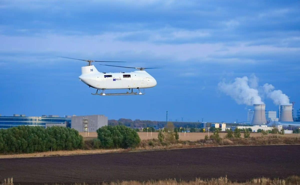 Первый полет беспилотного тяжелого вертолета T1400 /  © Liu Yang / Xinhua