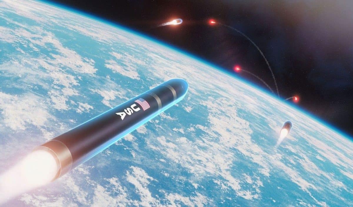 Художественное изображение перехватчика системы «Золотой купол» / © Lockheed Martin