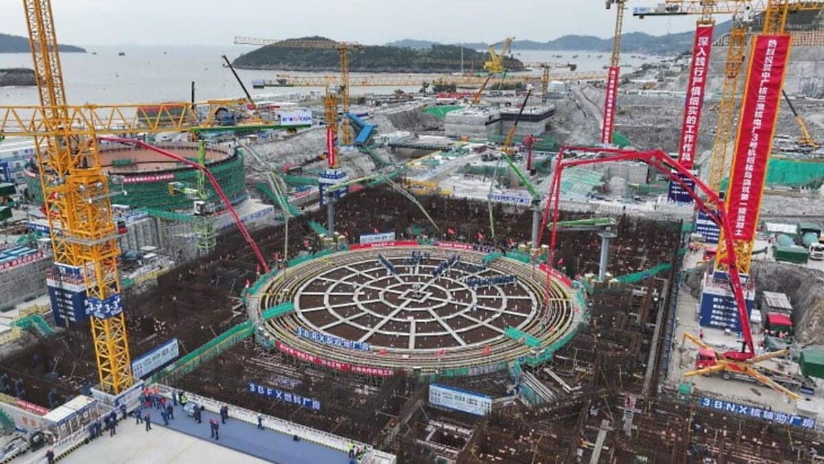 Строительство АЭС «Чжаоюань» / © CGN