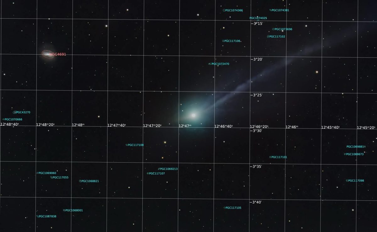 Изображение кометы 3I/ATLAS, сделанное16 ноября / © Satoru Murata