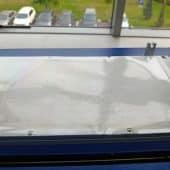 Мембрана на стенде отлива мембран / © Лаборатория технологий ионообменных мембран МФТИ