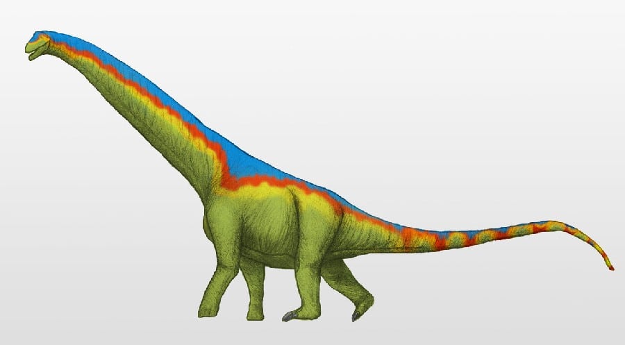 Художественное изображение утетитана (аламозавра) / © thek560, deviantart