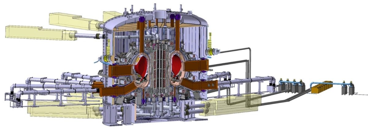 Схема токамака ТРТ / © «Росатом»