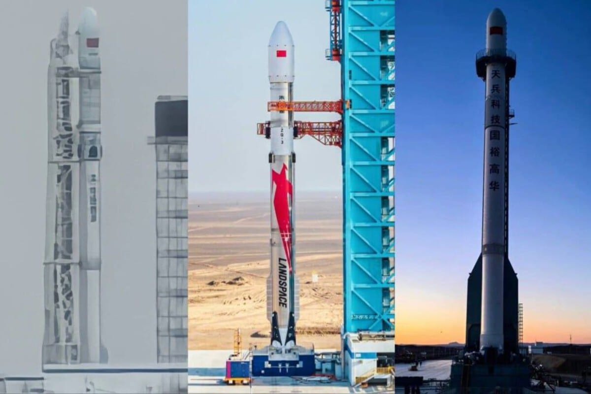 Ракеты Long March 12A, Zhuque-3 и Tianlong-3 / © Weibo