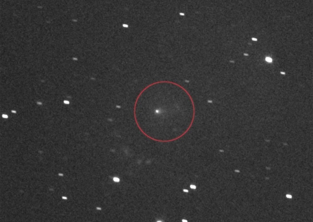 Межзвездная комета 3I/ATLAS в объективе аппарата Lucy / © NASA