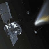 Миссия Comet Interceptor в представлении художника