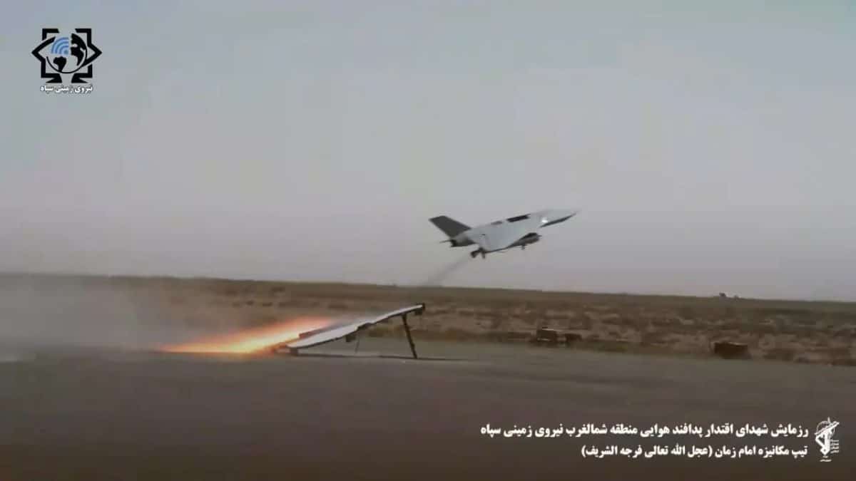 Иранский беспилотник-камикадзе Hadid-110 / © КСИР