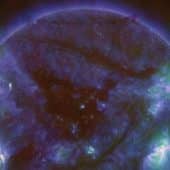 Cнимок Солнца в ультрафиолете