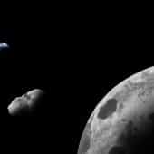 Квазиспутник Земли Камоалева в представлении художника