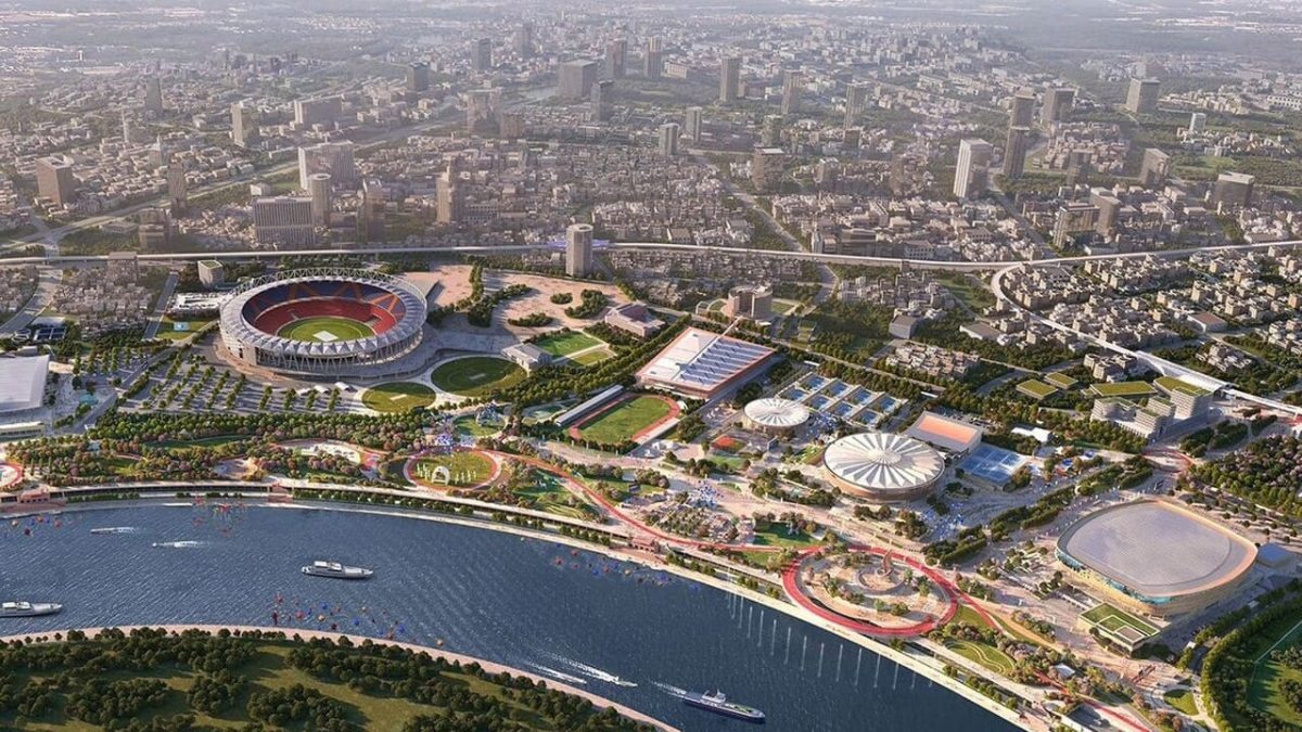 Проект нового спортивного района вокруг крупнейшего в мире стадиона / © BDP