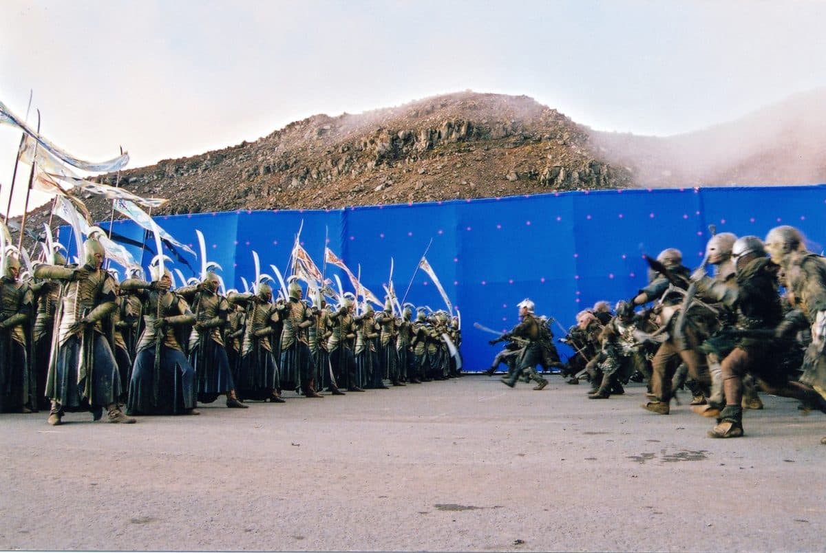 Фотография со съемок фильма «Властелин колец: Братство Кольца» / © Wētā Workshop, соцсеть X