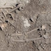 Останки девочки и ее дальней родственницы, захороненные в одной яме