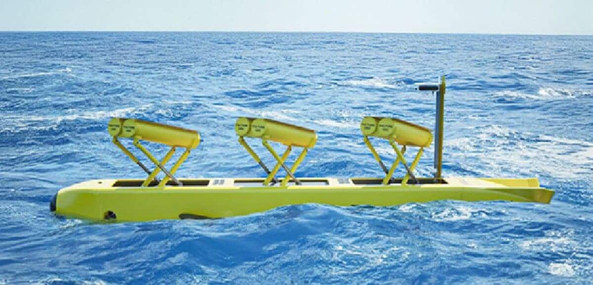 Изображение аппарата Lamprey («Минога») с пусковыми установками для дронов / © Lockheed Martin