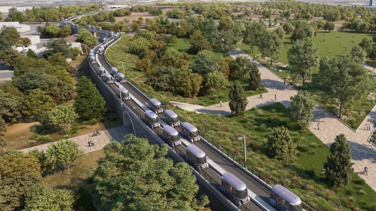 Система автоматизированного общественного транспорта / © Glydways