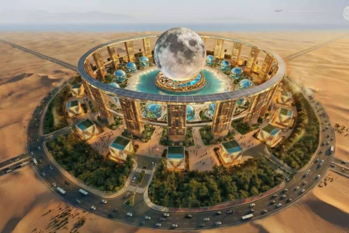 Рендер самого большого сферического здания в мире / © Moon World Resorts