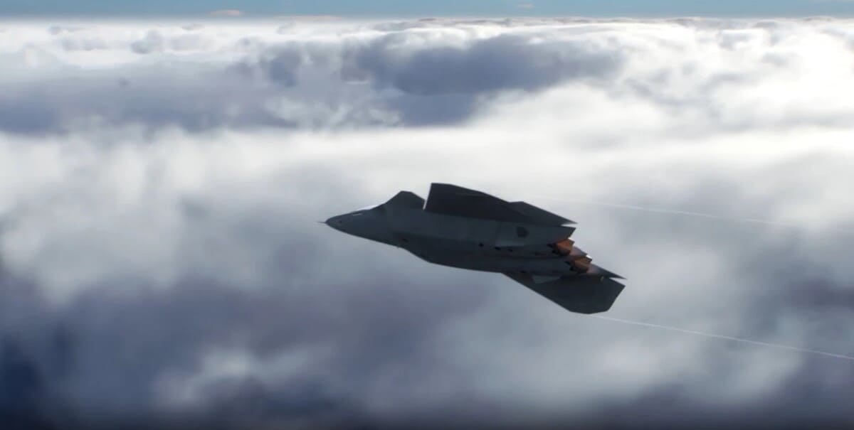 Возможный рендер истребителя шестого поколения F-47 / © Pratt & Whitney