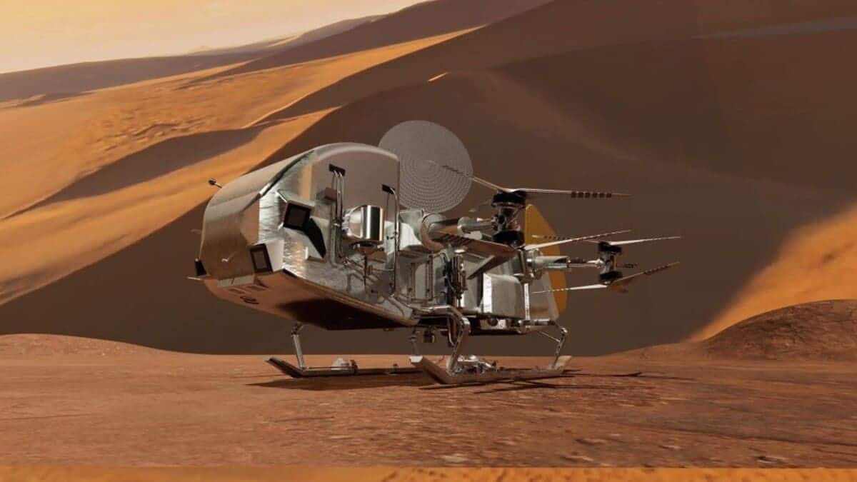 Рендер Dragonfly / © NASA / Johns Hopkins APL