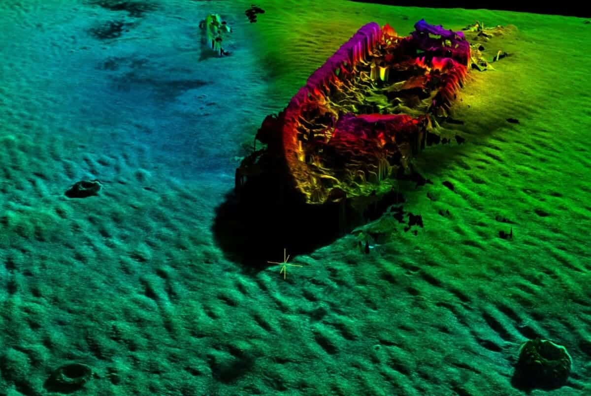 Обломки броненосца «Монитор» / © Northrop Grumman