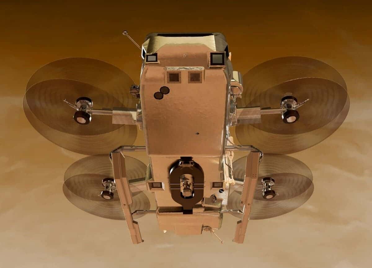 Рендер Dragonfly / © NASA / Johns Hopkins APL
