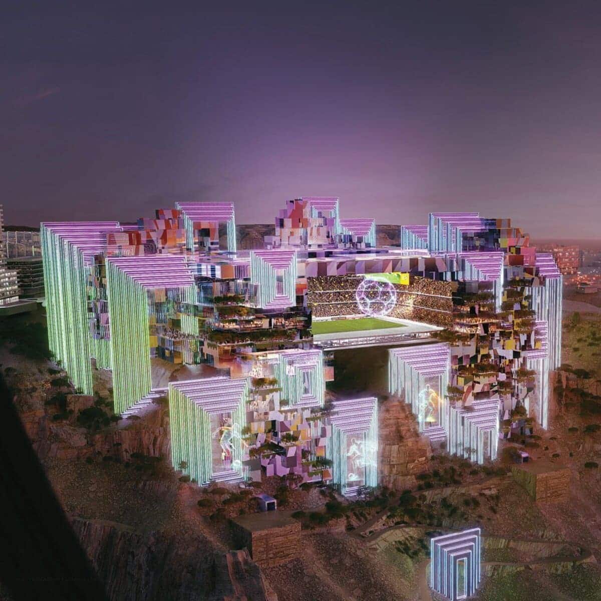 Рендер многофункционального стадиона имени принца Мухаммеда бин Салмана / © SaudiProject