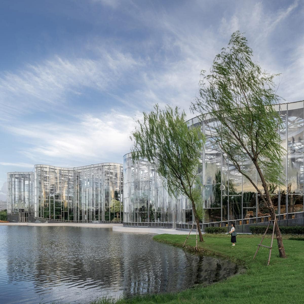 Expo Cultural Park Greenhouse, Китай (архитекторы: Delugan Meissl Associated Architects) / © CreatAR