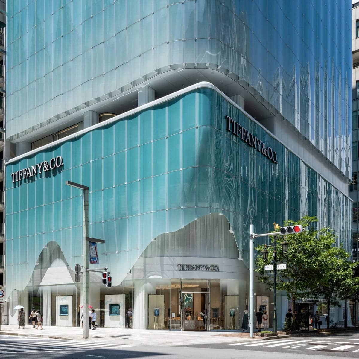Tiffany & Co, Япония (архитекторы: Jun Aoki & Associates) / © Taisei Corporation.