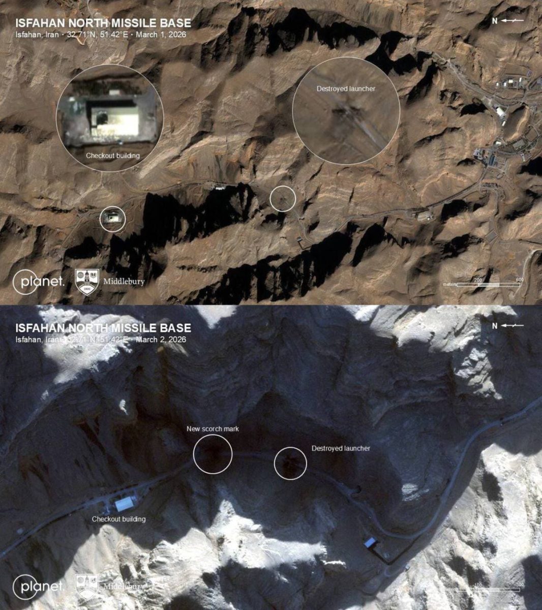 Ракетная база к северу от Исфахана / © Planet Labs