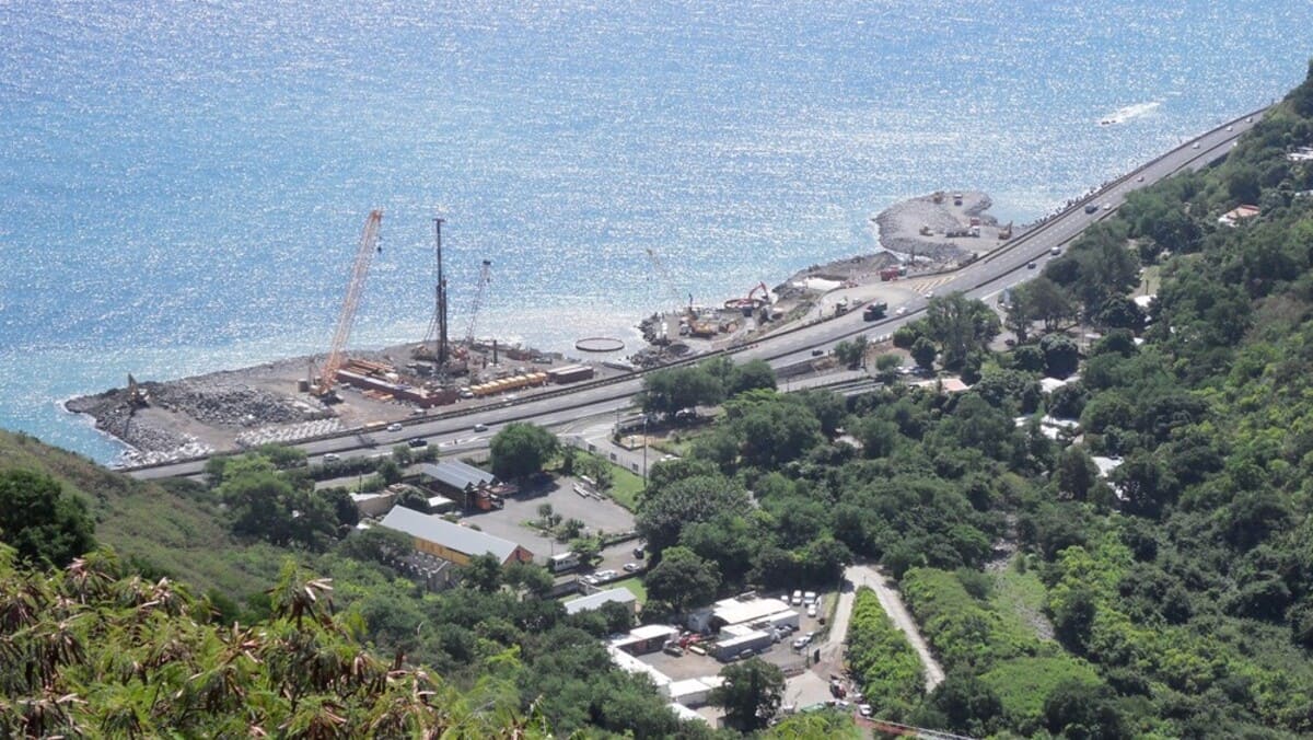 Строительная площадка дамбы / © Bouygues