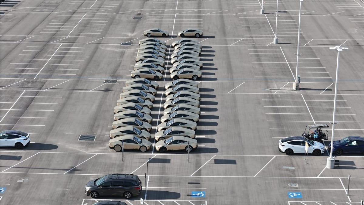 Электромобили Cybercab на заводе Giga Texas / © Joe Tegtmeyer