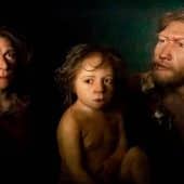 Семья неандертальцев