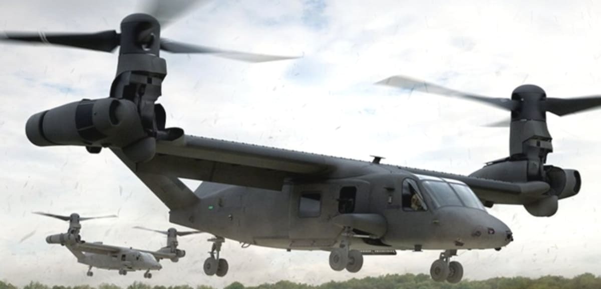 Рендер конвертоплана MV-75A / © Bell