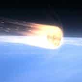 Визуализация входа в атмосферу корабля Orion