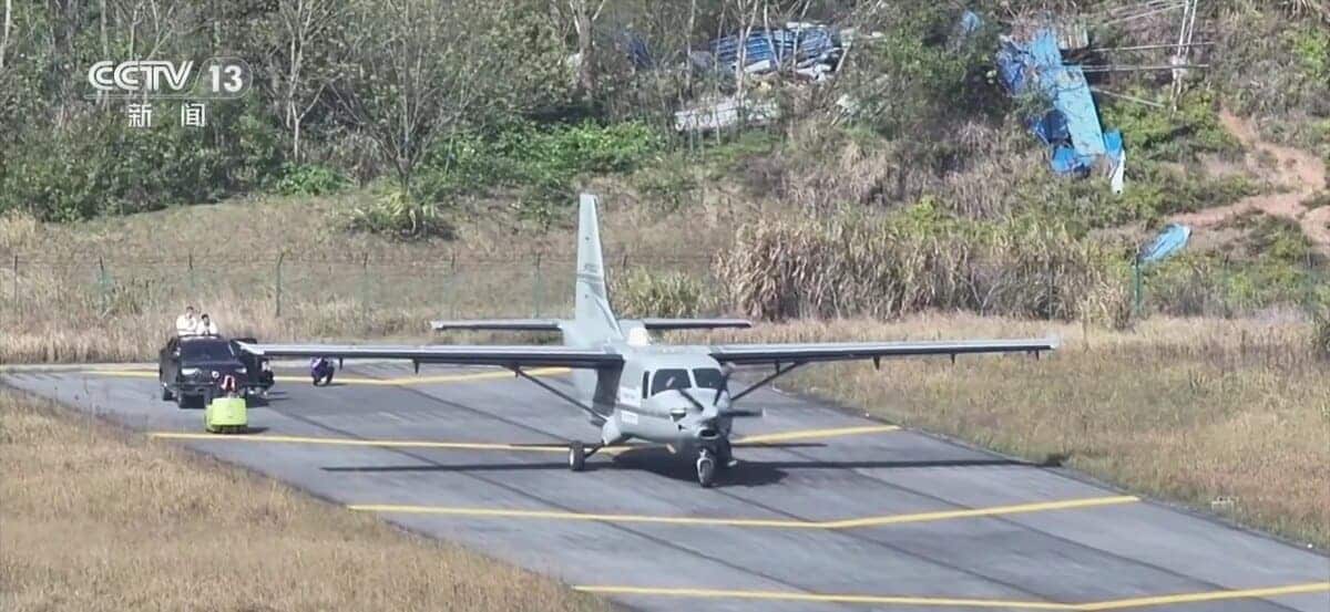 Самолет с двигателем AEP100 / © CCTV